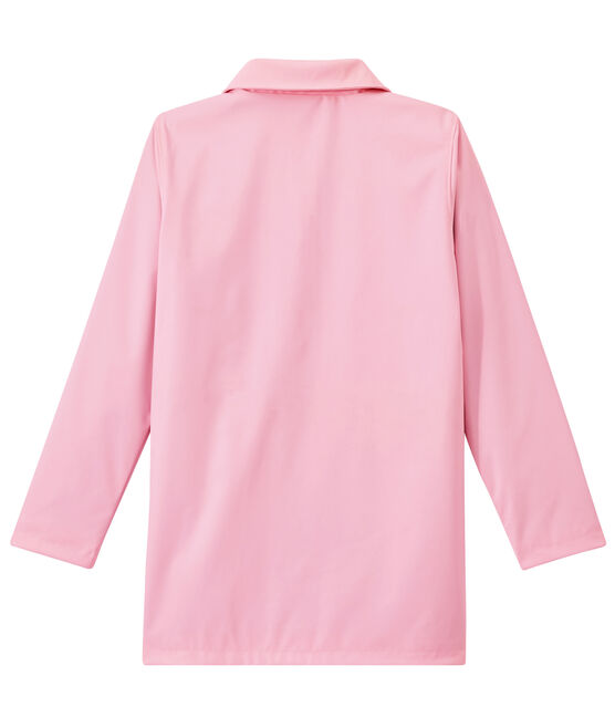 Women's overcoat-style waterproof raincoat BABYLONE pink