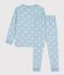 Children's heart print cotton pyjamas MIMI /ECUME