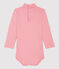 Babies' Cotton Bodysuit CHARME pink
