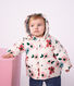 Babies' puffer jacket in animal print polyester