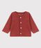 Babies' Terry Cardigan OMBRIE brown