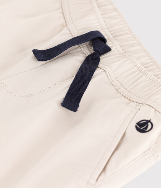Boys' Regular Cotton Serge Trousers FETA beige