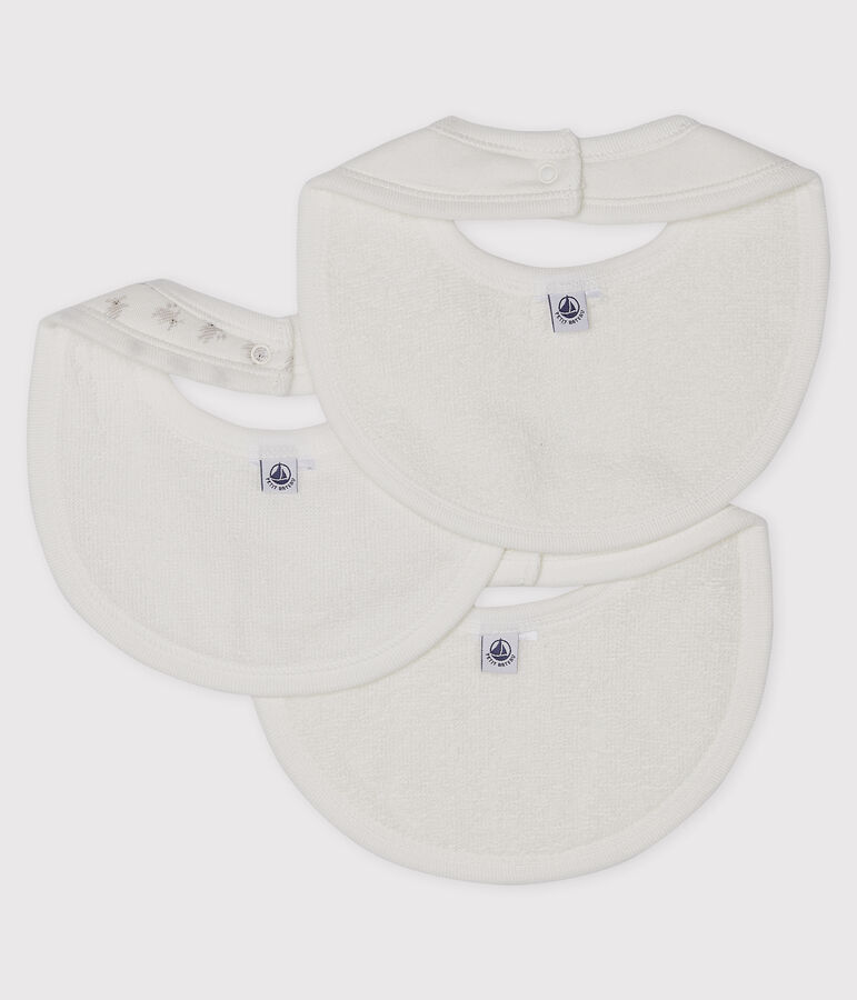 Baby Girls' Rib Knit Bibs - 3-Piece Set variante 1