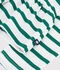 Children's cotton Breton top green/green