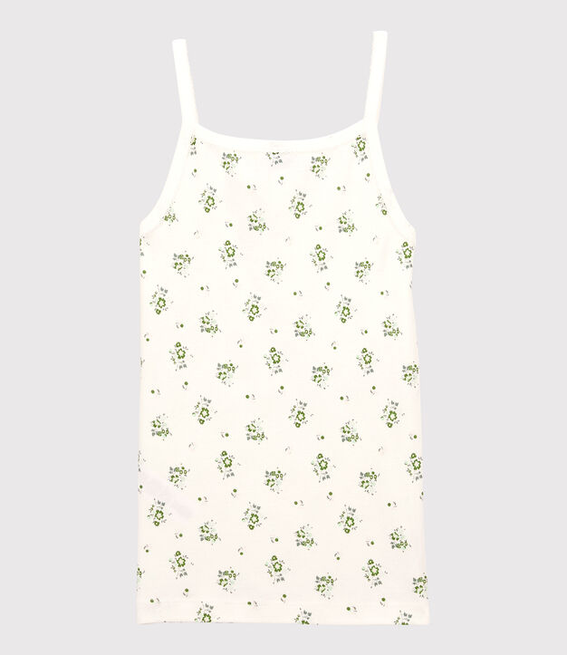 Women's Iconic Cotton Strappy Top white/multicolor