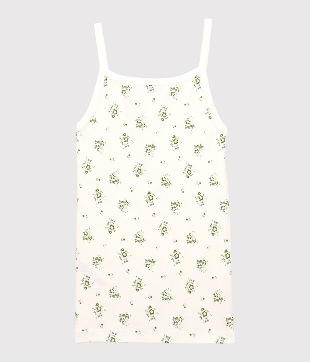 Women's Iconic Cotton Strappy Top white/multicolor
