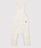 Babies' Quilted Dungarees MONTELIMAR CHINE beige