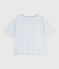 Women's Boxy Cotton T-Shirt GOMME /MARSHMALLOW