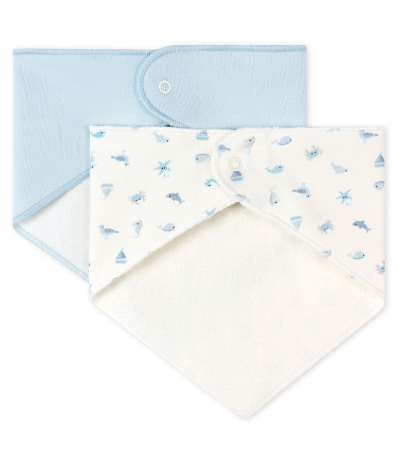 Baby boys' cotton bandanna/bibs - 2-Piece Set multicolor
