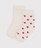 Babies' Cotton Jersey Heart Patterned Socks - 2-Pack variante 1