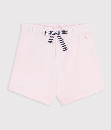 Babies' plain cotton shorts