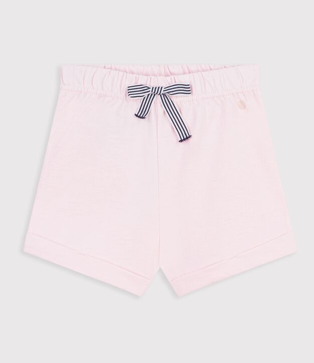 Babies' plain cotton shorts BARELY