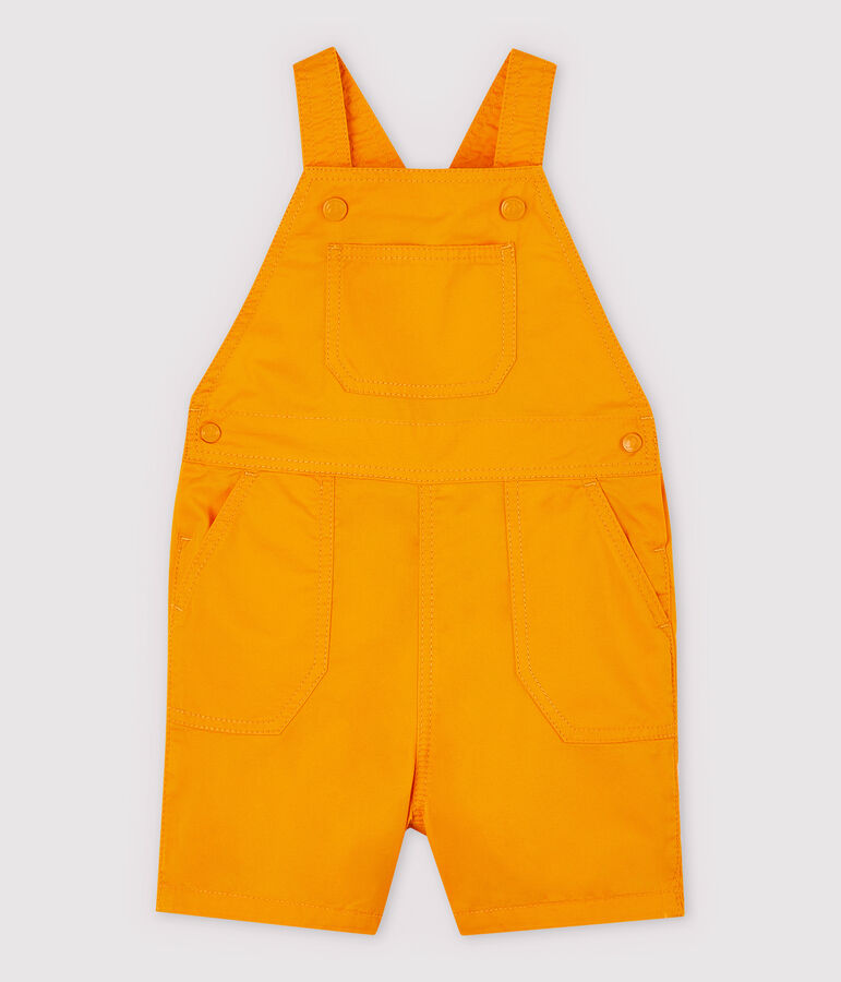 Baby Boys' Fancy Serge Dungaree Shorts yellow