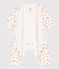 Printed Cotton Bodyjama MARSHMALLOW white/ORANGE