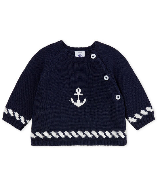 Baby boys' pullover SMOKING blue