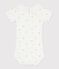 Babies' floral print cotton body green/green