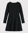 Women's dress NOIR black/ARGENT