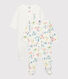Baby Girls' Cotton Sleepsuits - 2-Pack
