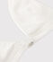 White Front Opening Organic Cotton and Elastane Bra ECUME white
