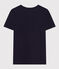 Women's The Straight Round-Neck Cotton T-Shirt SMOKING blue