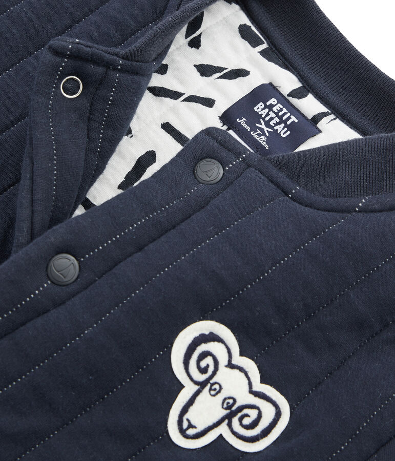 Baseball jacket Jean Jullien blue