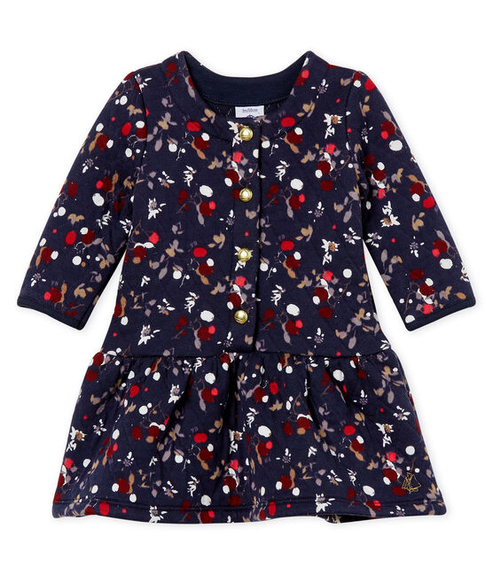Baby girl's print dress SMOKING blue/MULTICO CN white