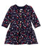 Baby girl's print dress SMOKING blue/MULTICO CN white