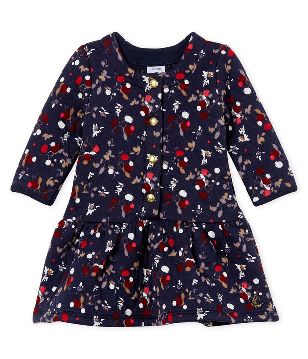 Baby girl's print dress blue/multicolor