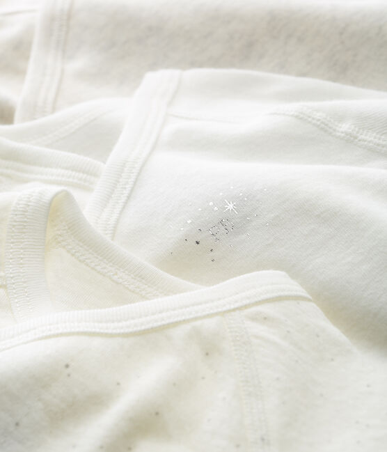 Unisex newborn baby long-sleeved bodysuit – 3-piece set variante 1