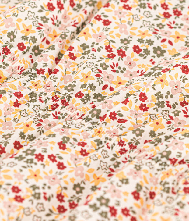 Babies' Printed Poplin Playsuit Ecru/multicolor