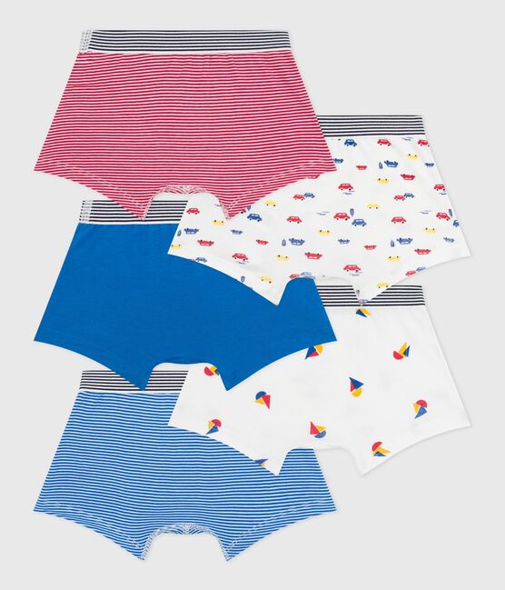 Pack of children's printed cotton boxers variante 1