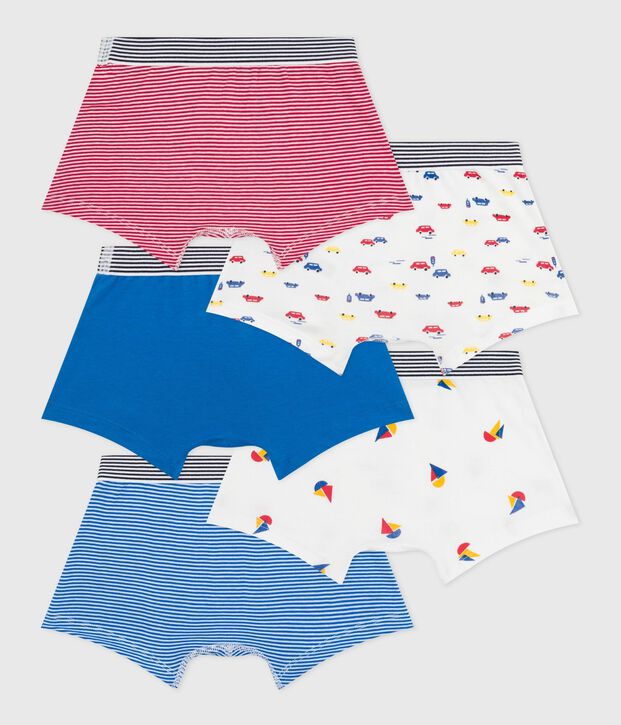 Pack of children's printed cotton boxers multicolor