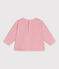 Plain cotton baby sweatshirt CHARME pink
