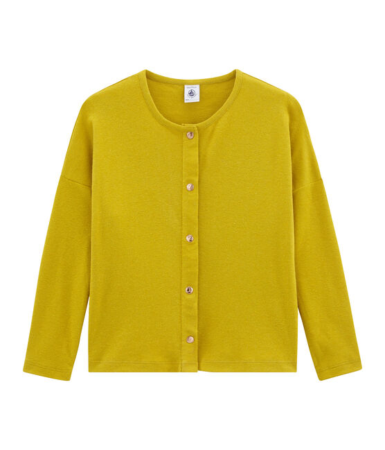 Girls' Cardigan BAMBOO green