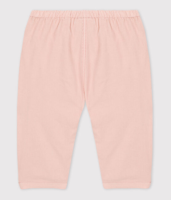 Babies' Fine Velour Trousers SALINE pink