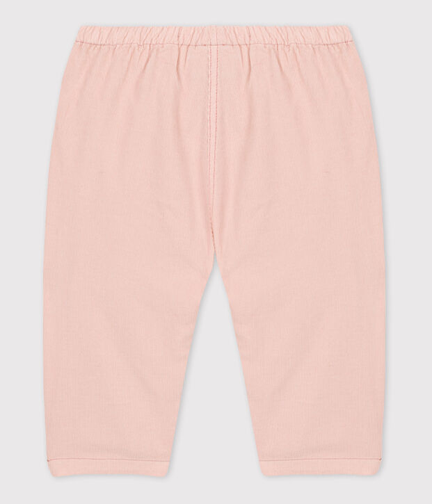 Babies' Fine Velour Trousers pink