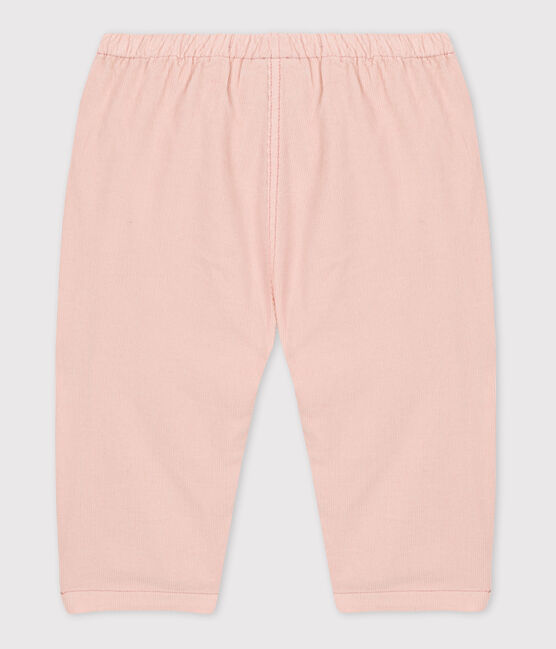 Babies' Fine Velour Trousers SALINE pink