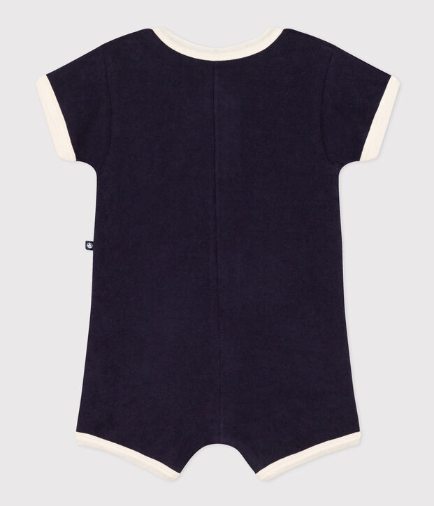 Babies' Terry Short Playsuit SMOKING