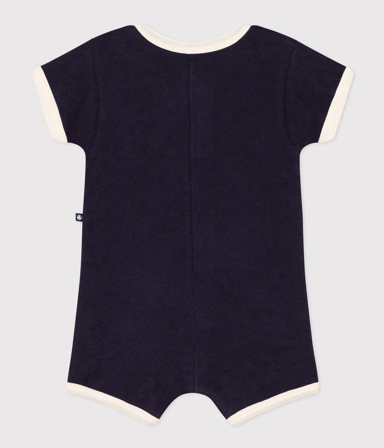 Babies' Terry Short Playsuit blue
