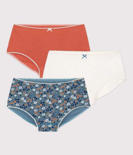 Girls' Floral Cotton Hipsters - 3-Pack variante 1