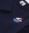 Babies' long-sleeved cotton T-Shirt SMOKING blue