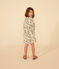Girls' Printed Long-Sleeved Fleece Dress AVALANCHE+PANTY /MULTICO