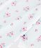 Babies' floral print cotton pyjamas MARSHMALLOW white/MULTICO white