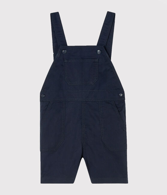 Baby Boys' Fancy Serge Dungaree Shorts SMOKING blue