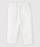 Baby Boys' Stripy Poplin Smart Trousers MARSHMALLOW white