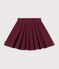 Children's short plain cotton skater skirt TRUFFE