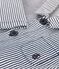 Babies' Striped Cotton Jumpsuit MEDIEVAL blue/MARSHMALLOW white