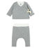 Babies' Tube Knit Clothing - 2-piece set SUBWAY CHINE CN grey