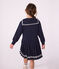 Children's long-sleeved plain cotton dress SMOKING