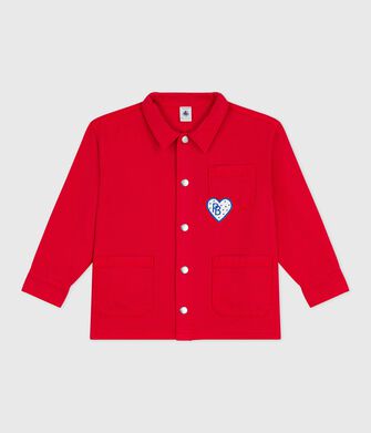 Children's jacket in plain cotton